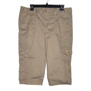 Route 66 Cargo Capris (Size 13/14, Color: Tan/Khaki)